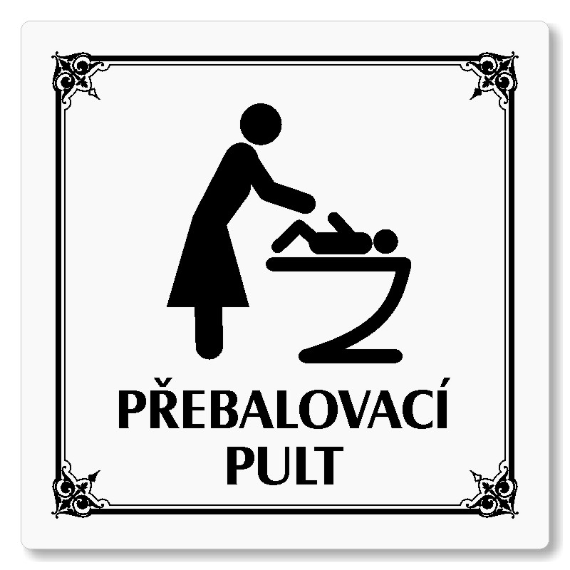 Přebalovací pult, 118x118mm, bílá, Nebraska